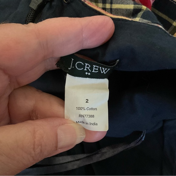 Vintage J. Crew Madras Plaid Halter Dress 2 - Picture 5 of 6